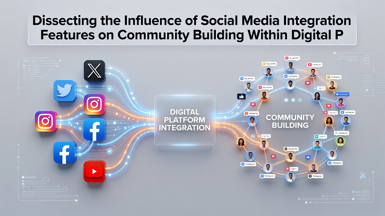 Analytics dashboard displaying community growth metrics and social referral traffic for an online poker platform