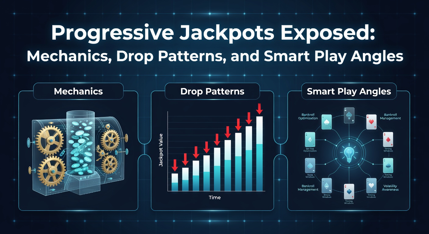 Digital graphic showing a progressive jackpot meter climbing rapidly with slot reels spinning in the background