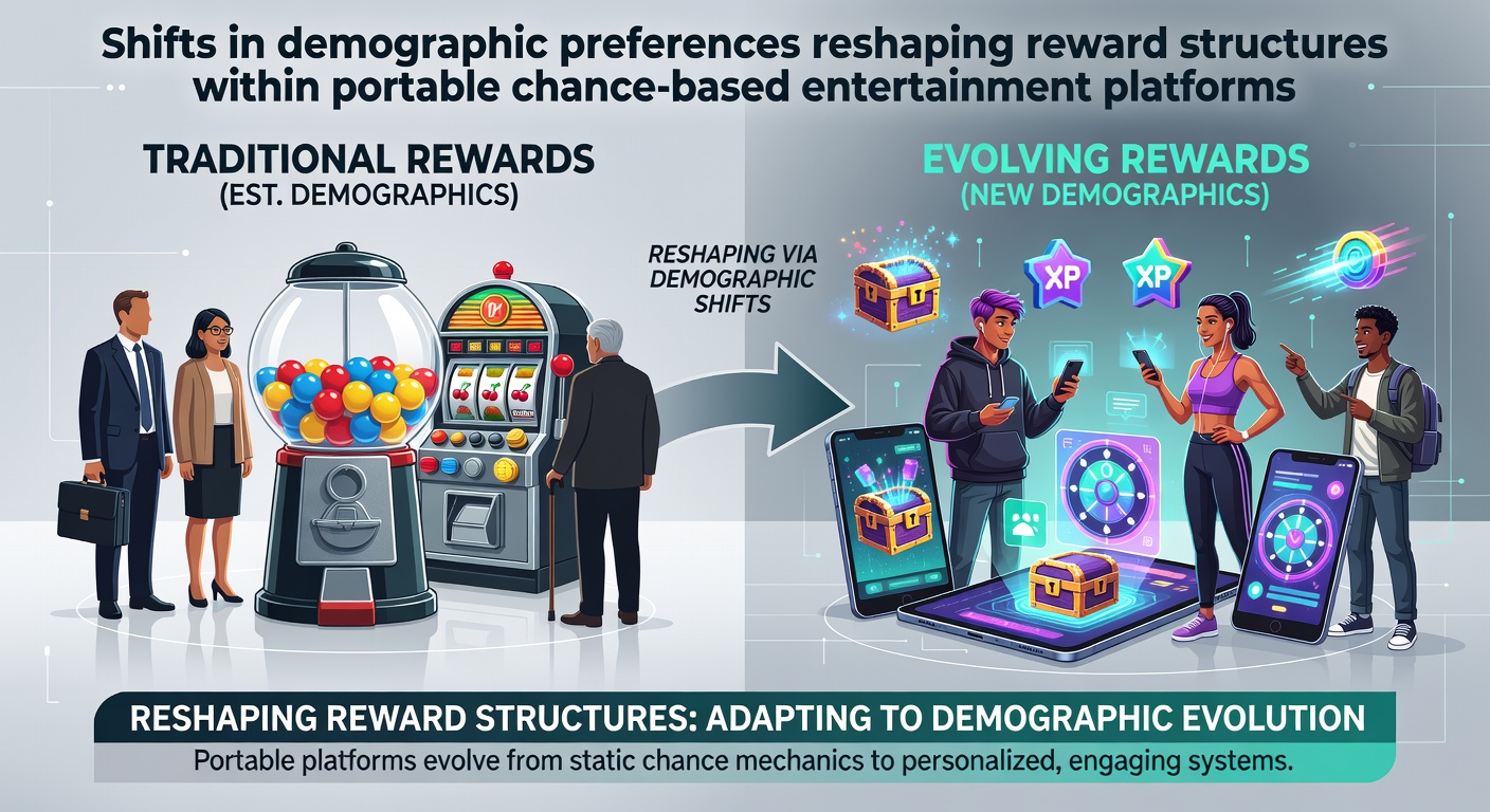 Mobile gaming interface showing diverse user demographics engaging with reward features on portable devices