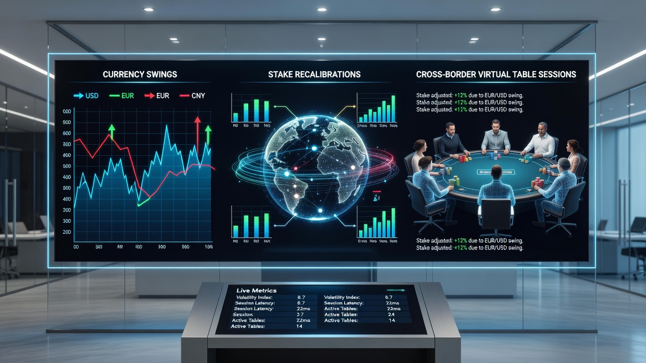 Live dealer roulette table interface displaying adjusted stake limits after recent currency movement